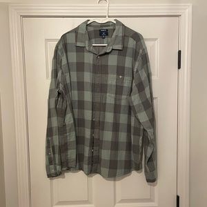 Mens George XXL long sleeve flannel button up